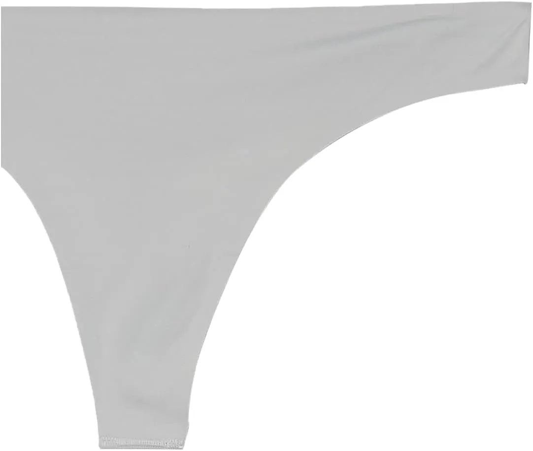 Amazon Essentials Seamless Underwear for Women Thong, Bonded Stretch, 4-Pack