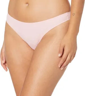 Amazon Essentials Seamless Underwear for Women Thong, Bonded Stretch, 4-Pack