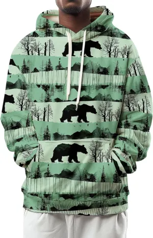 Ambesonne Hoodie Essentials Causal Fashion All Over Printed Urban Pullover with Kangaroo Pocket