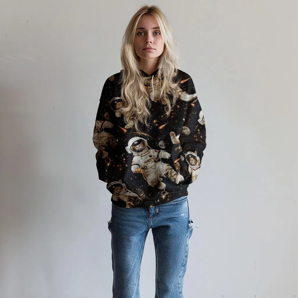 Ambesonne Hoodie Essentials Causal Fashion All Over Printed Urban Pullover with Kangaroo Pocket