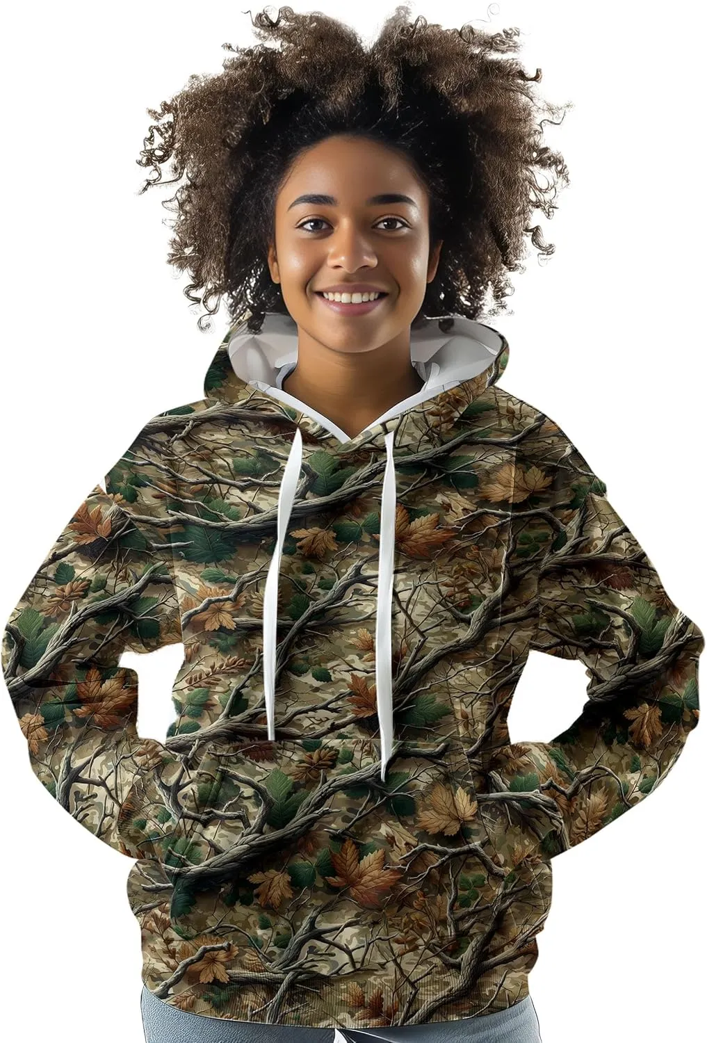 Ambesonne Hoodie Essentials Causal Fashion All Over Printed Urban Pullover with Kangaroo Pocket