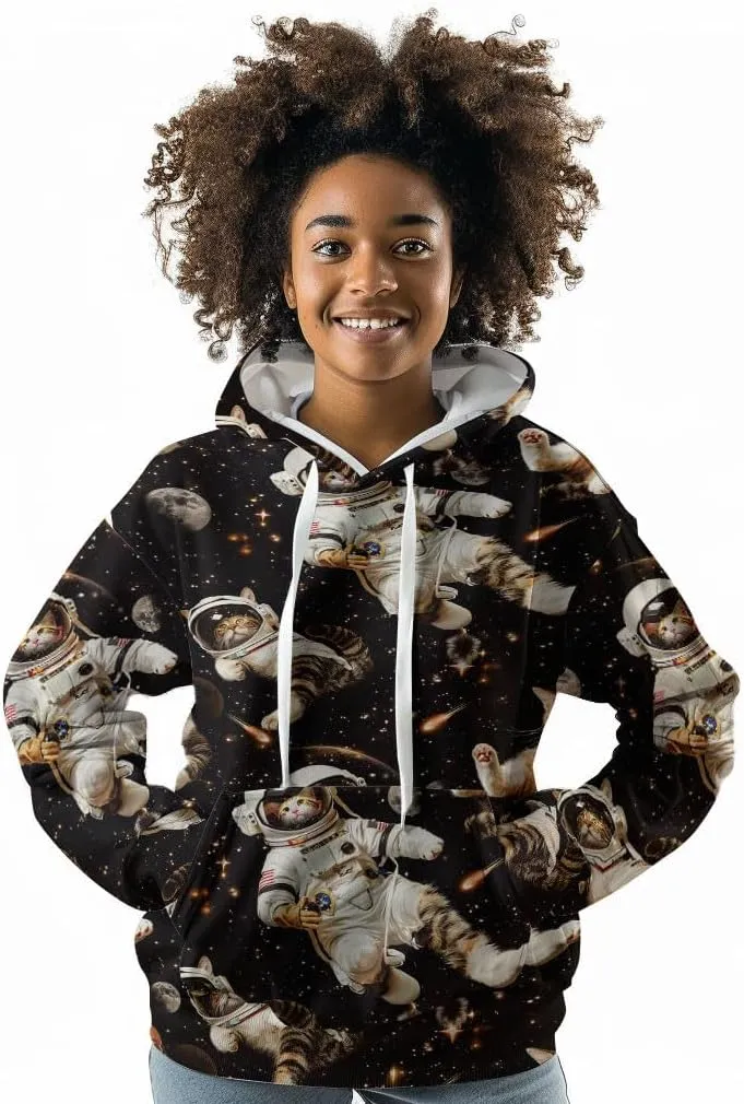 Ambesonne Hoodie Essentials Causal Fashion All Over Printed Urban Pullover with Kangaroo Pocket