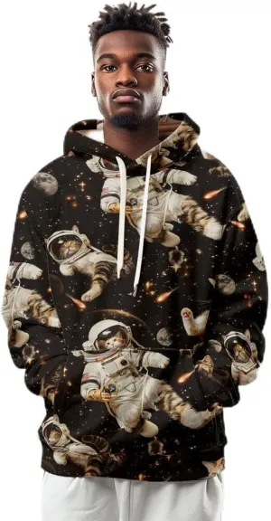 Ambesonne Hoodie Essentials Causal Fashion All Over Printed Urban Pullover with Kangaroo Pocket