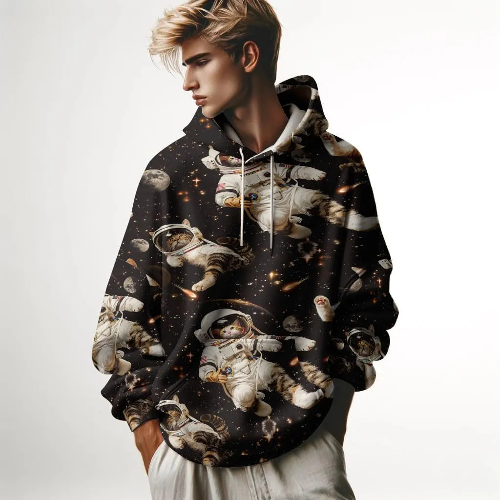 Ambesonne Hoodie Essentials Causal Fashion All Over Printed Urban Pullover with Kangaroo Pocket