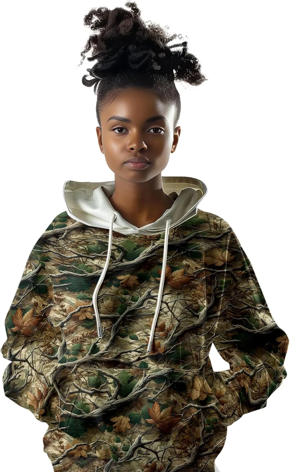 Ambesonne Hoodie Essentials Causal Fashion All Over Printed Urban Pullover with Kangaroo Pocket