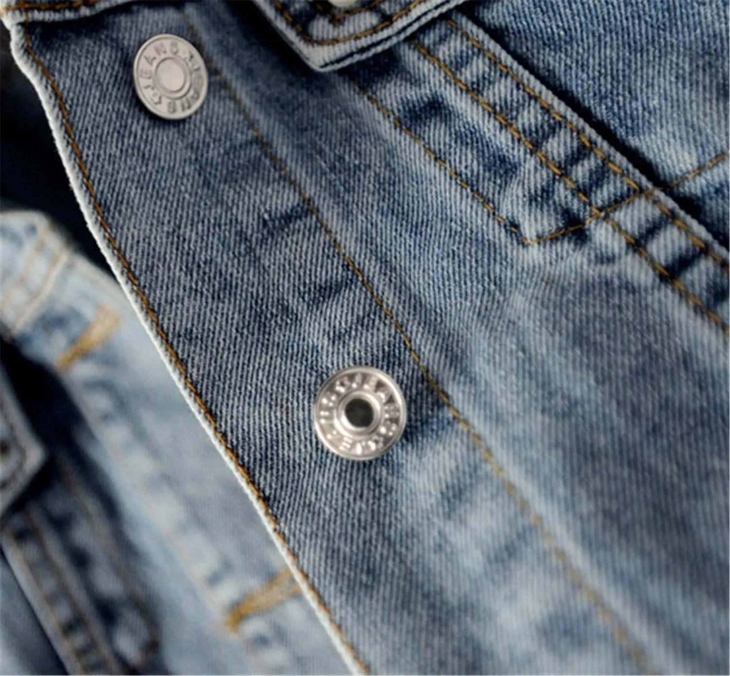 Andongnywell Women Oversized Denim Jacket Beading Jeans Ladies Oversized Denim Jacket Pearls Jeans Coat