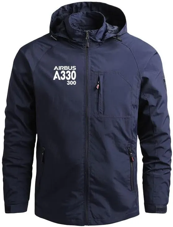 Aviation A330-300 Aircraft Pilots Lightweight Windbreakers Outdoor Military Jackets Coats
