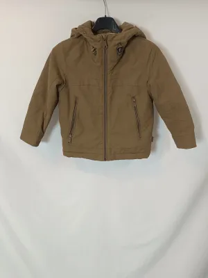 BENETTON. Parka marrn capucha T.u (3-4 aos)