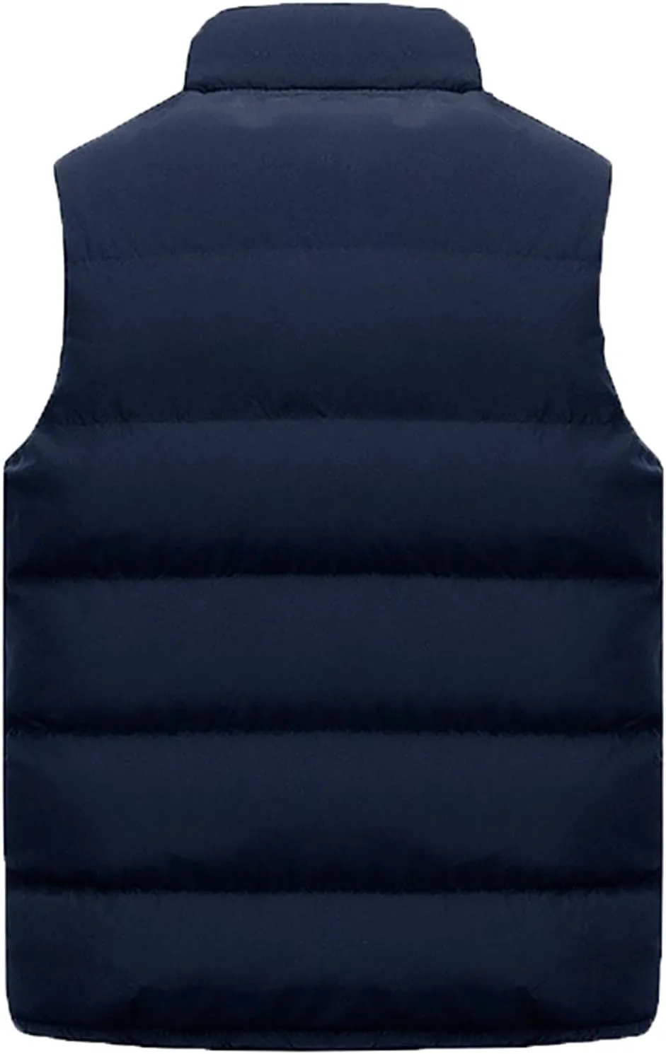 BIFUTON Men's Vest Casual Sleeveless Puffer Vest Puffy Down Jacket Sports Running Vest Travel Winter Coat Windbreaker Outwear