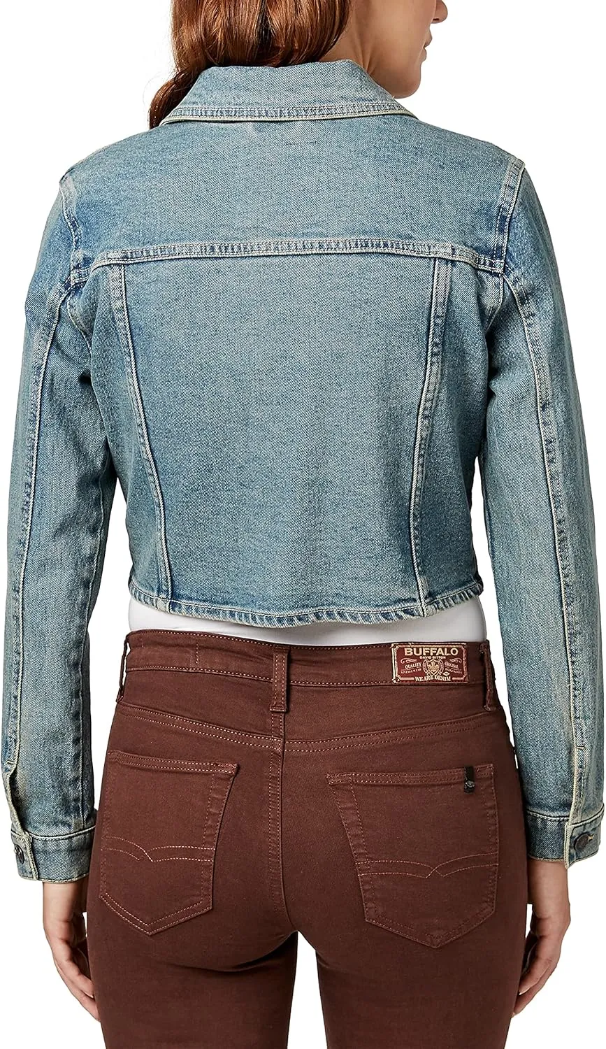 Buffalo David Bitton Women's Tina Cropped Denim Jacket