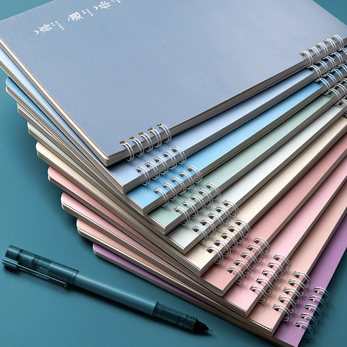 Buku Notebook A5 Double Coil Waterproof Tebal Halaman Bergaris SBNA560