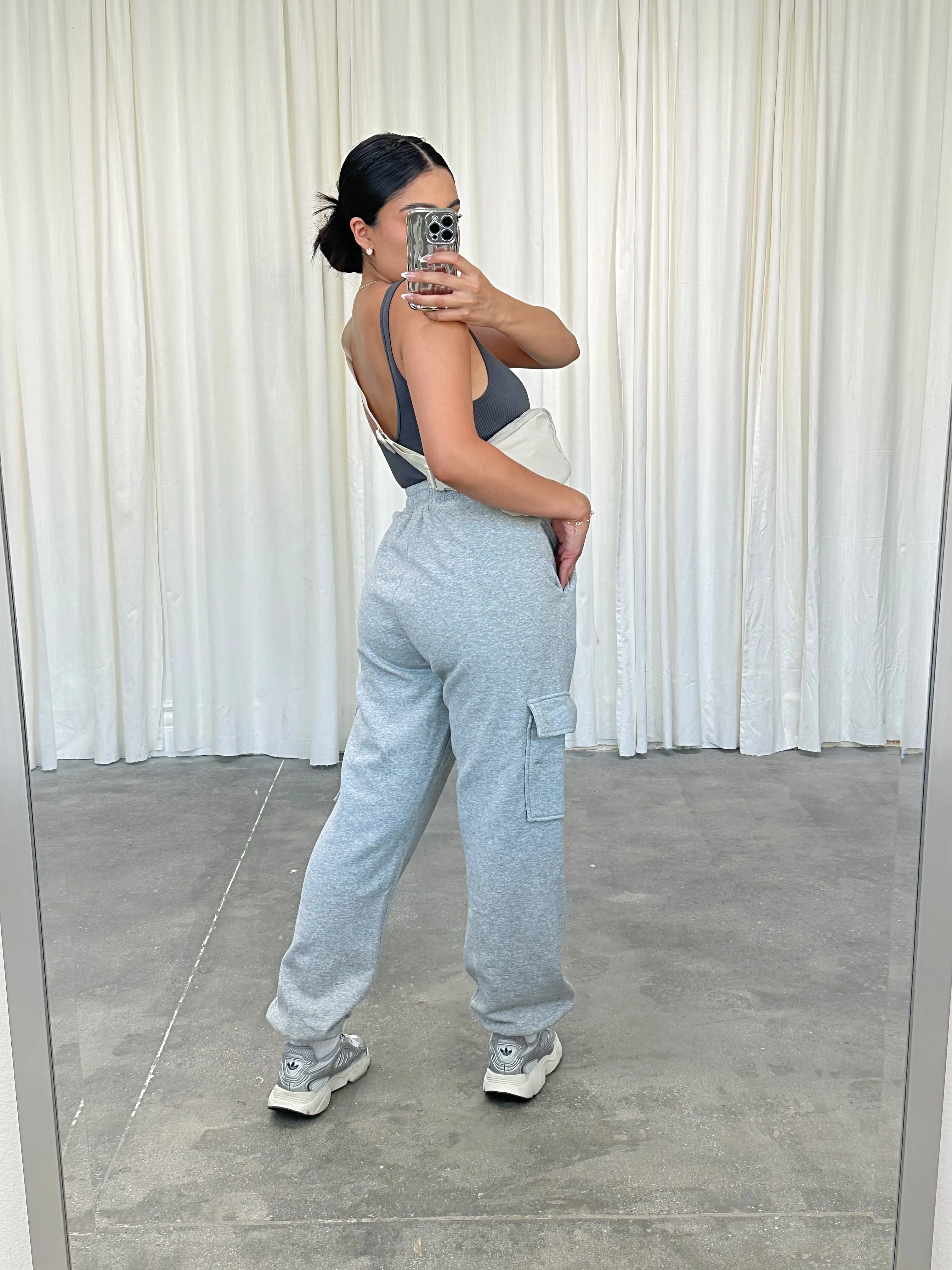 cely cargo joggers (HEATHER GRAY)