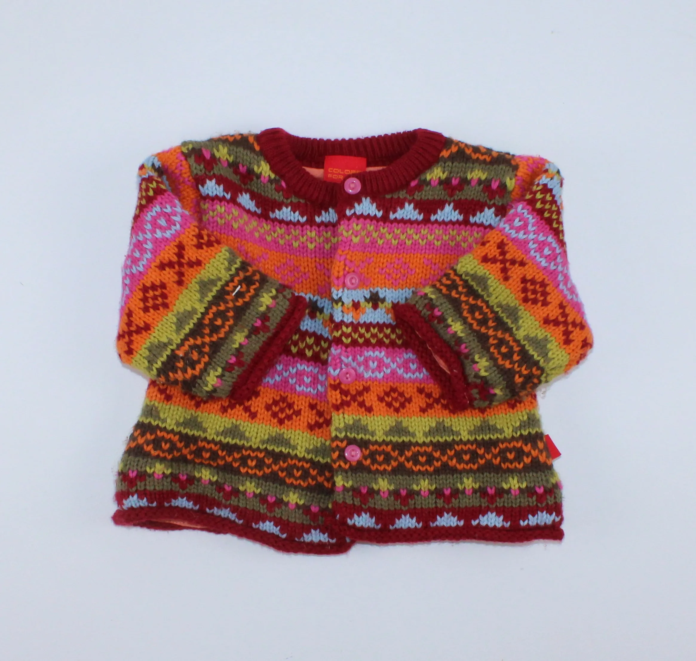 COLOURS FOR LIFE THICK LINED KNIT SWEATER 20LBS PRE-LOVED