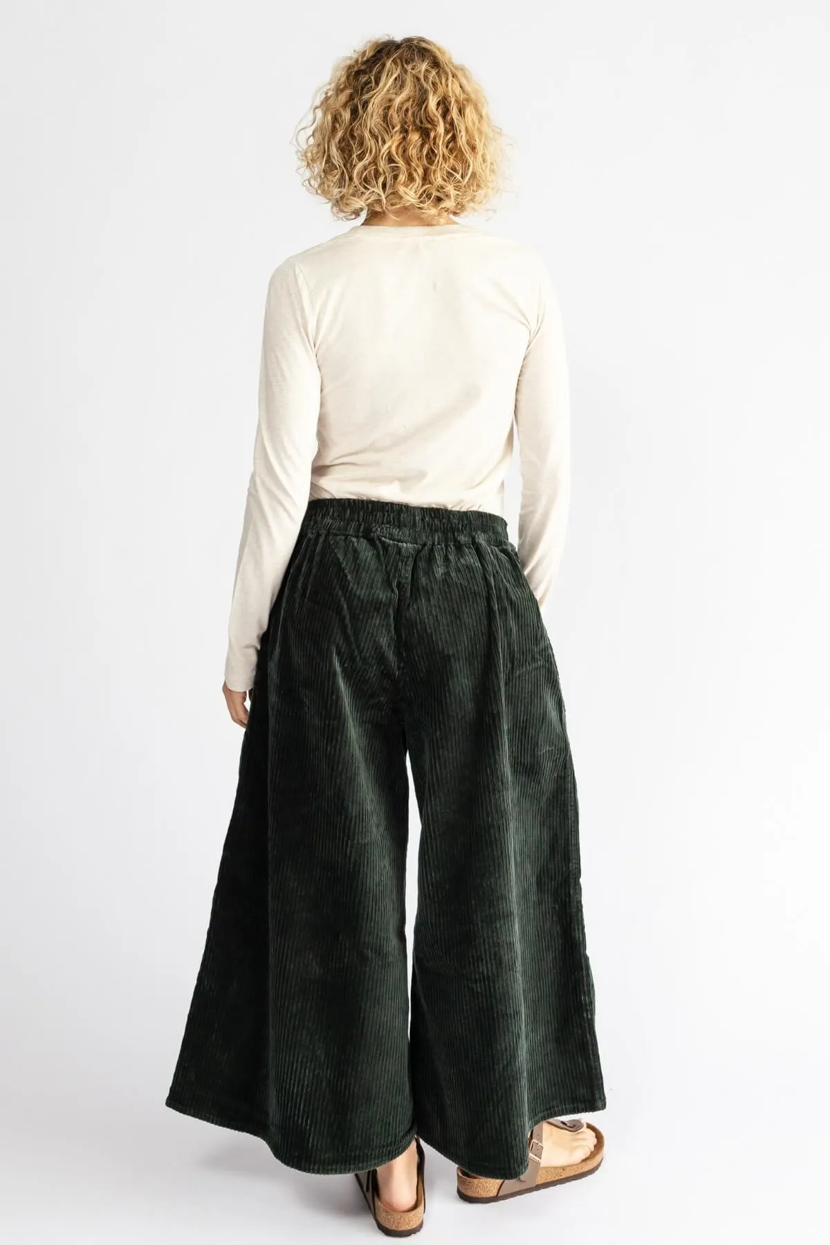 Corduroy Pants - Midnight Teal