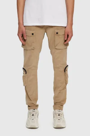 Corduroy Utility Pants - Beige