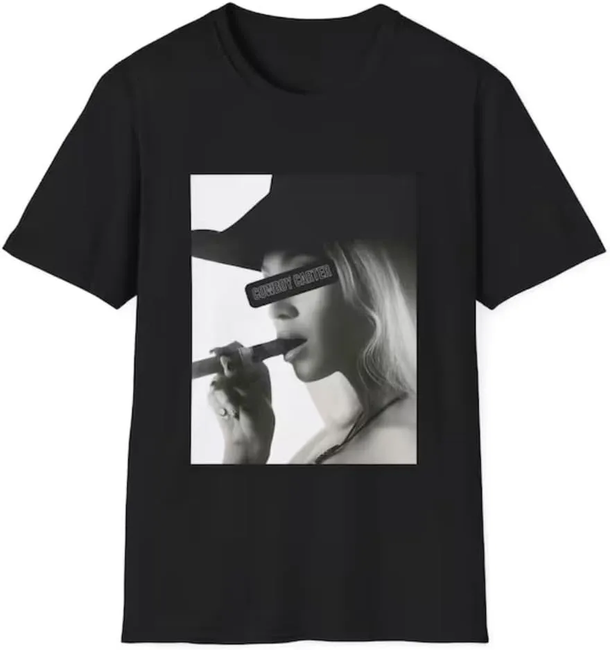 Cowboy Carter, Edgy Graphic Tee - Unisex Softstyle T-Shirt with Bold Artwork, Casual Wear, Streetstyle