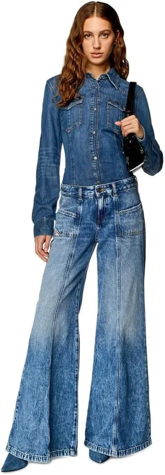 Diesel D-AKII Flared Jeans