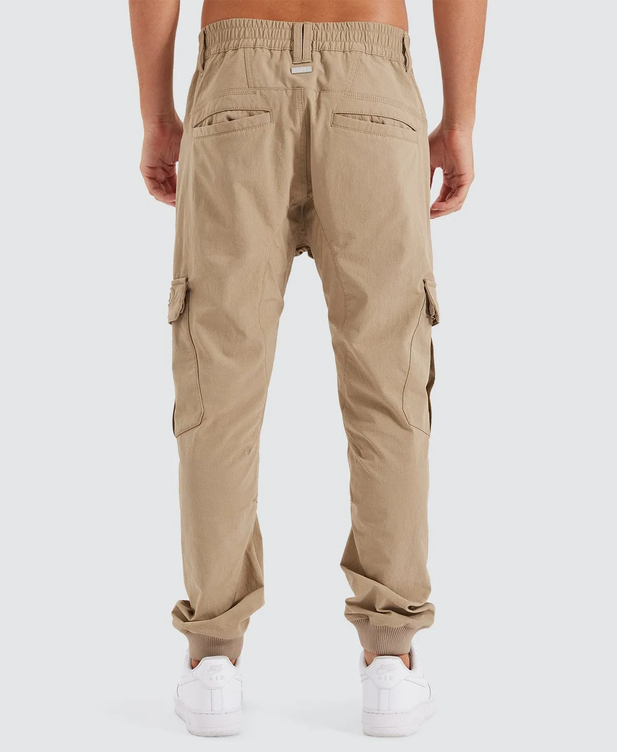 F150 Slim Nylon Cargo Jogger Stone