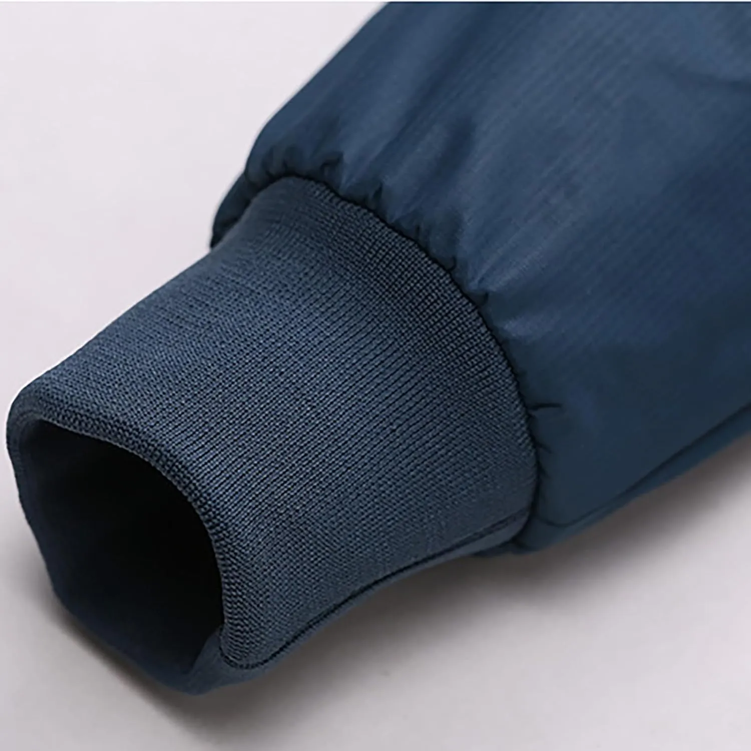 Fall Jacket for Men Casual Thickened Plus Size Loose Fit Work Jackets Full Zip Stand Collar Coat with Zipper Pockets
