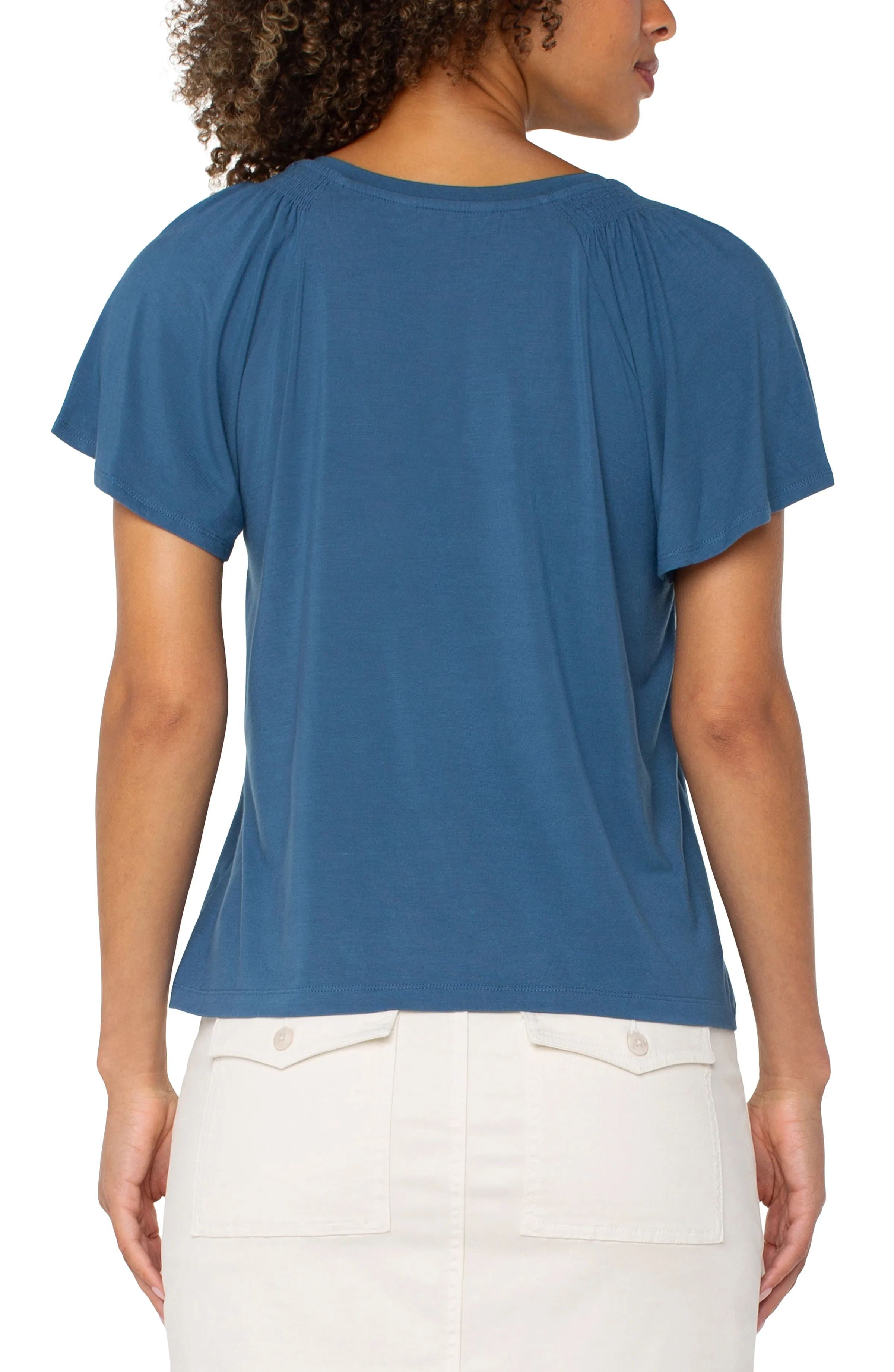 Flutter Sleeve Knit Top