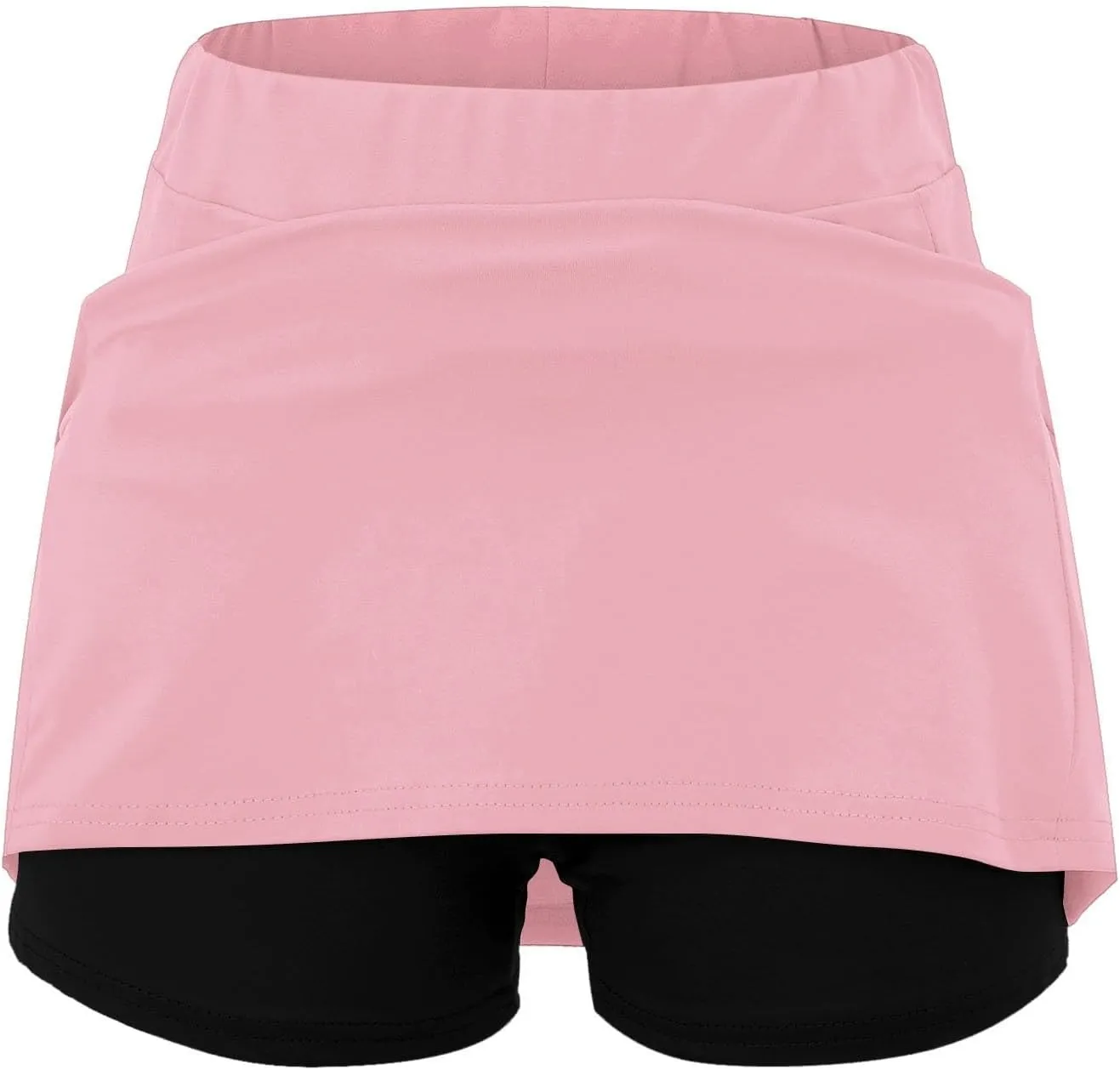 FZVYD Skorts for Women High Waist Tummy Control Yoga Shorts Dressy Casual Athletic Tennis Mini Short Skirts with Pockets