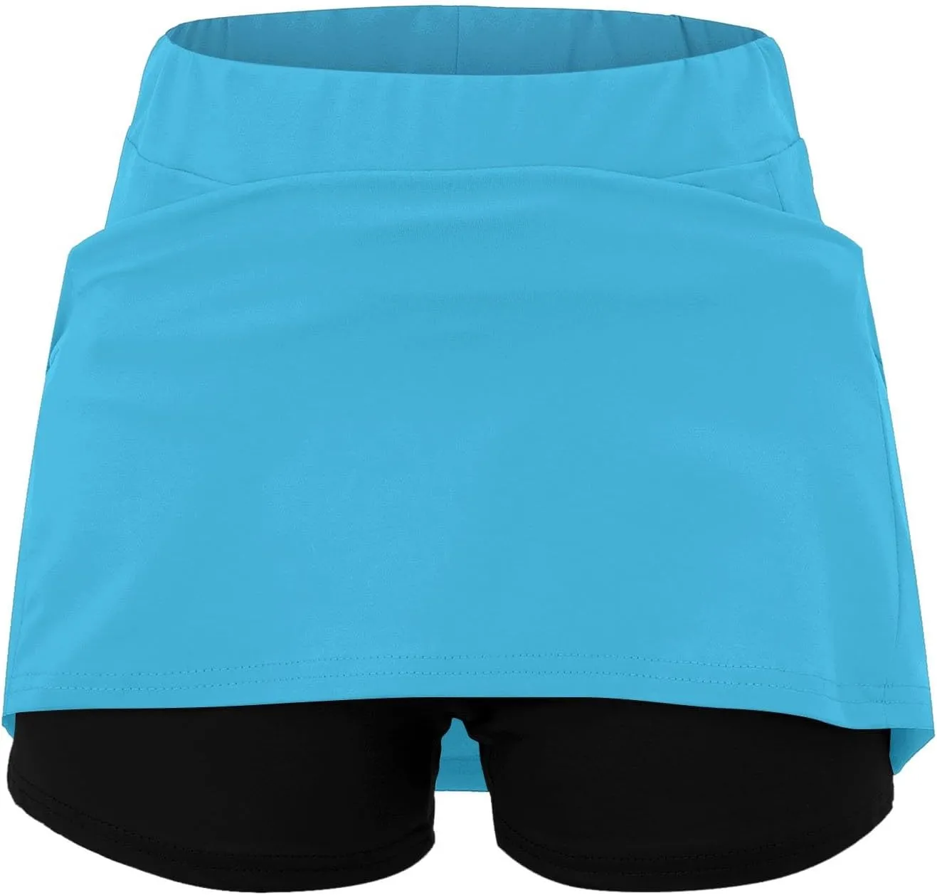 FZVYD Skorts for Women High Waist Tummy Control Yoga Shorts Dressy Casual Athletic Tennis Mini Short Skirts with Pockets