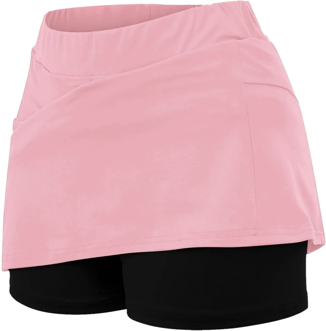 FZVYD Skorts for Women High Waist Tummy Control Yoga Shorts Dressy Casual Athletic Tennis Mini Short Skirts with Pockets