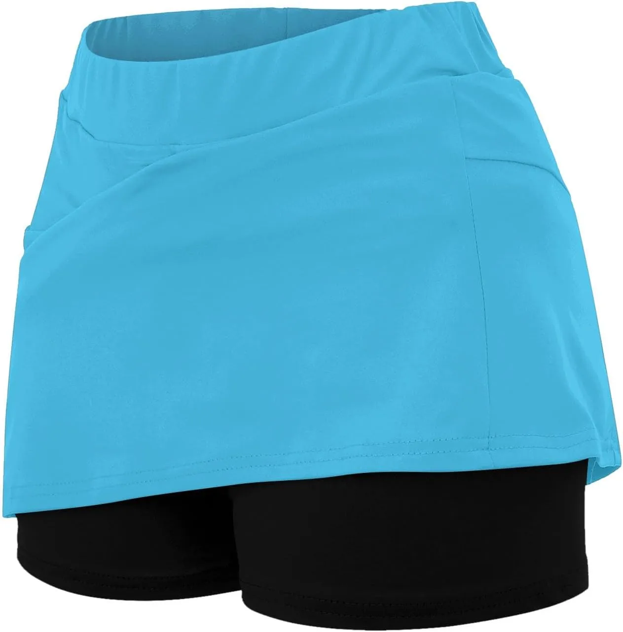 FZVYD Skorts for Women High Waist Tummy Control Yoga Shorts Dressy Casual Athletic Tennis Mini Short Skirts with Pockets