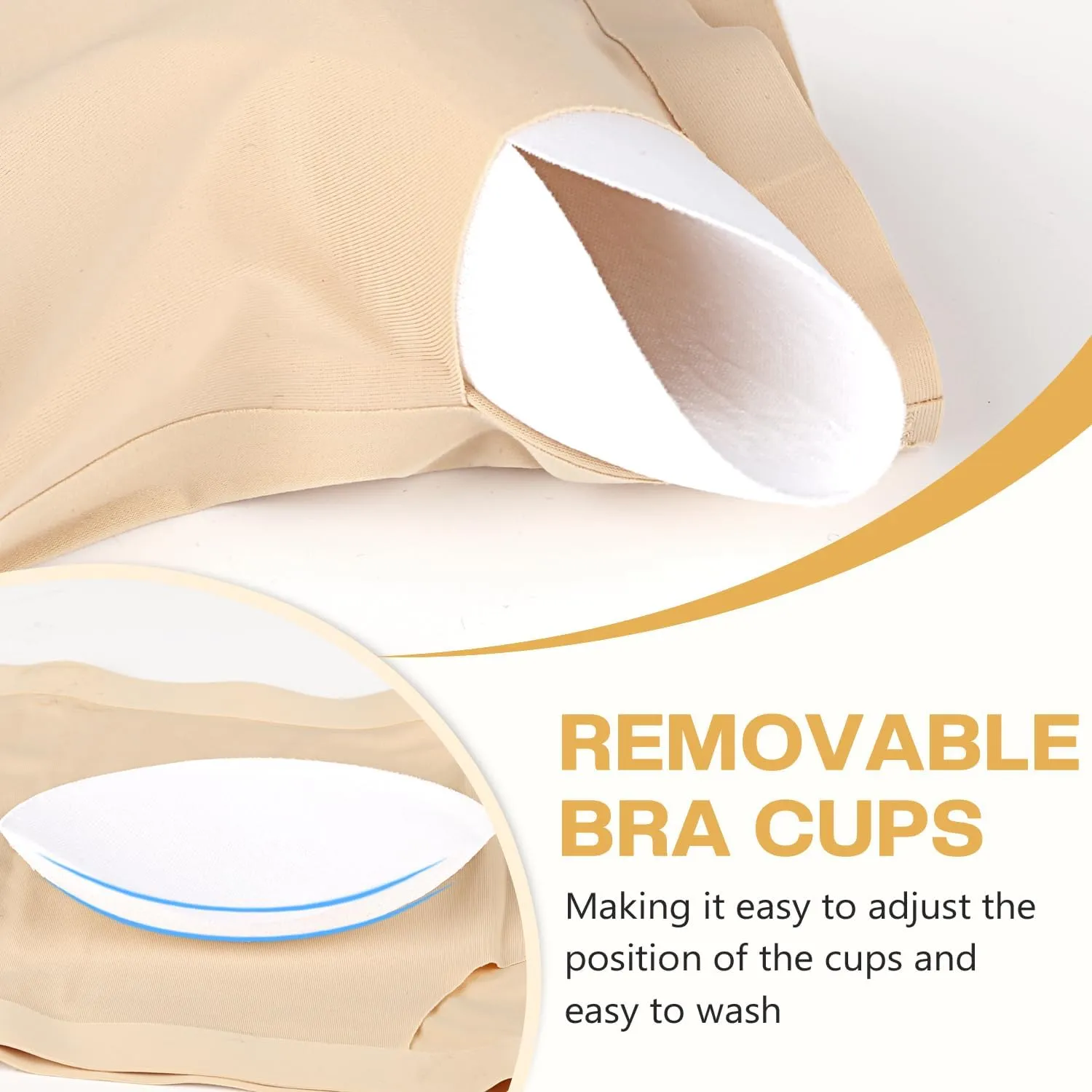 Girls Strapless Bandeau Bra Teens Seamless Bra Big Kids Training Bras