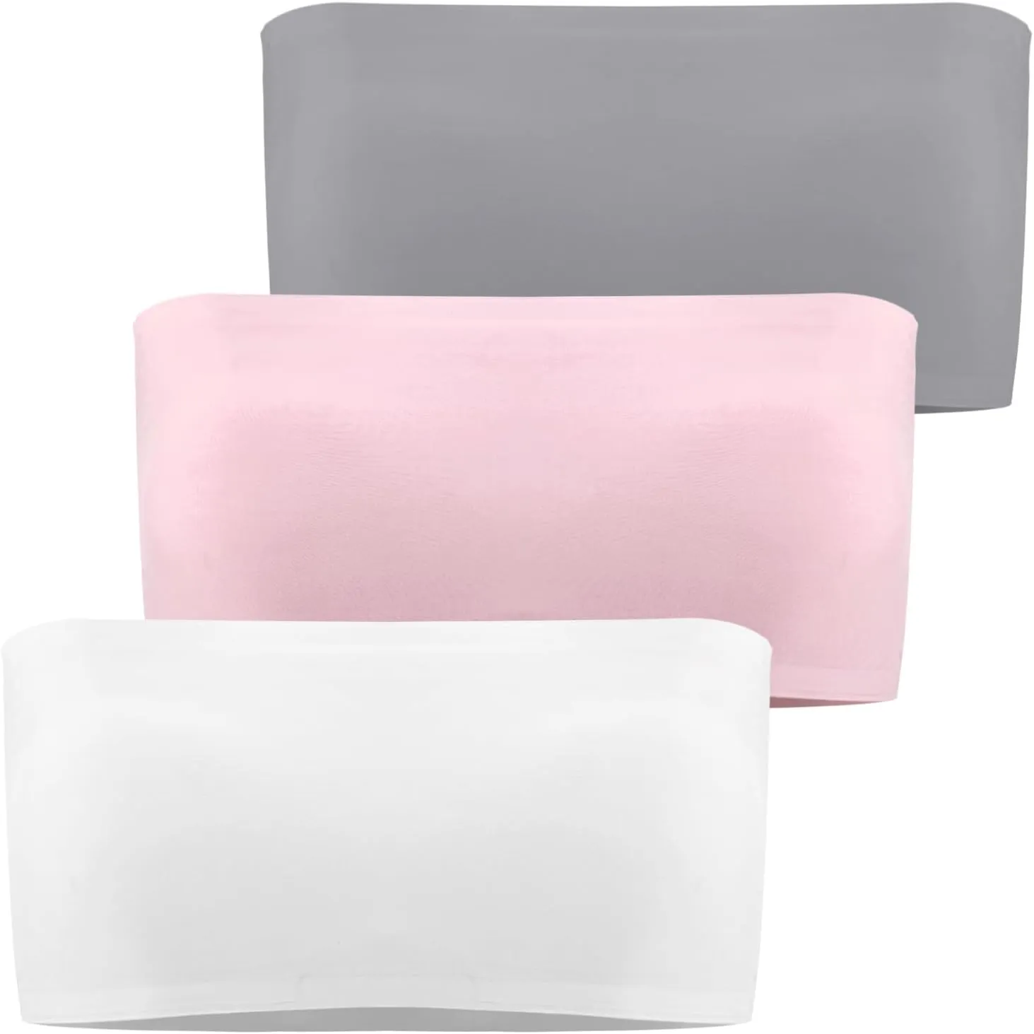 Girls Strapless Bandeau Bra Teens Seamless Bra Big Kids Training Bras