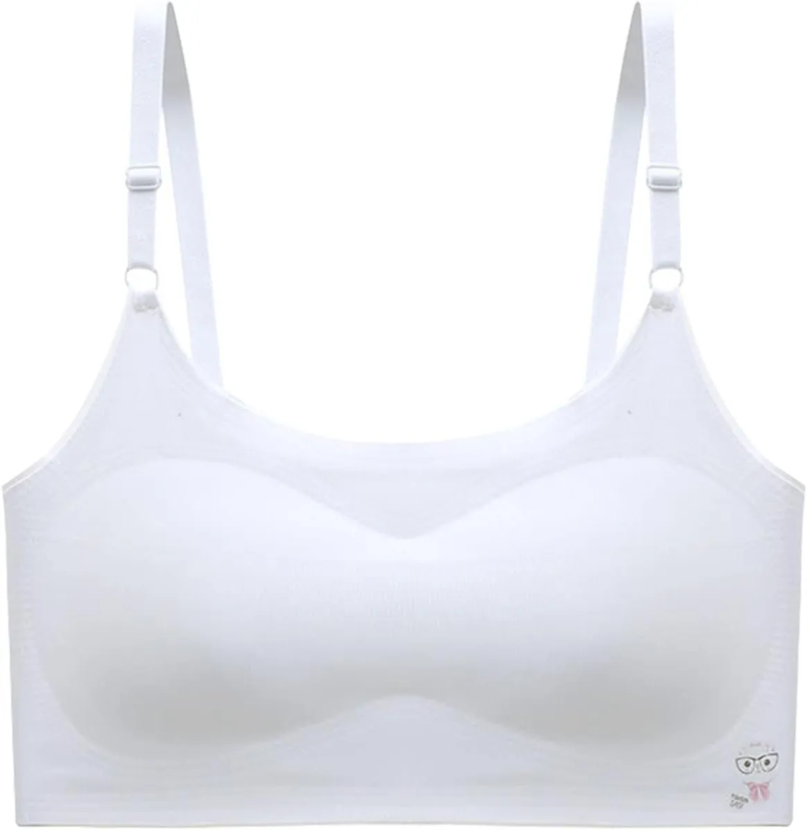 Girls Training Bra-Racerback Sports Seamless Bras, Teen Bra Comfort Seamless, Girls Bra with Removable Mini-A Cup Pad