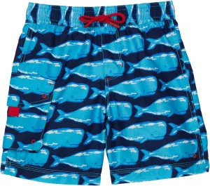 Hatley Boy's Whale Pod Boardshorts (Toddler/Little Kids/Big Kids)