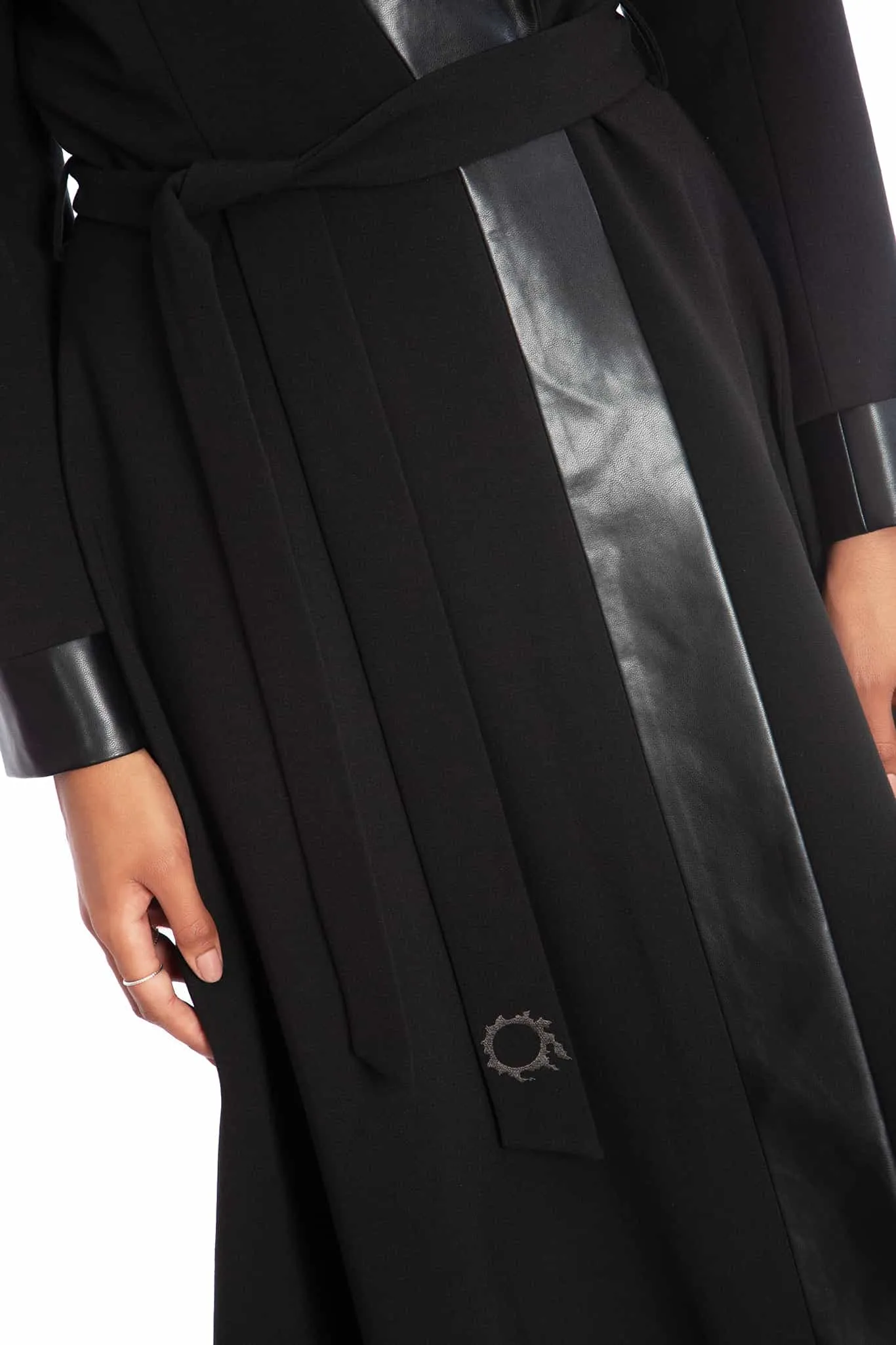 Job Icons Asymmetric Trench Coat