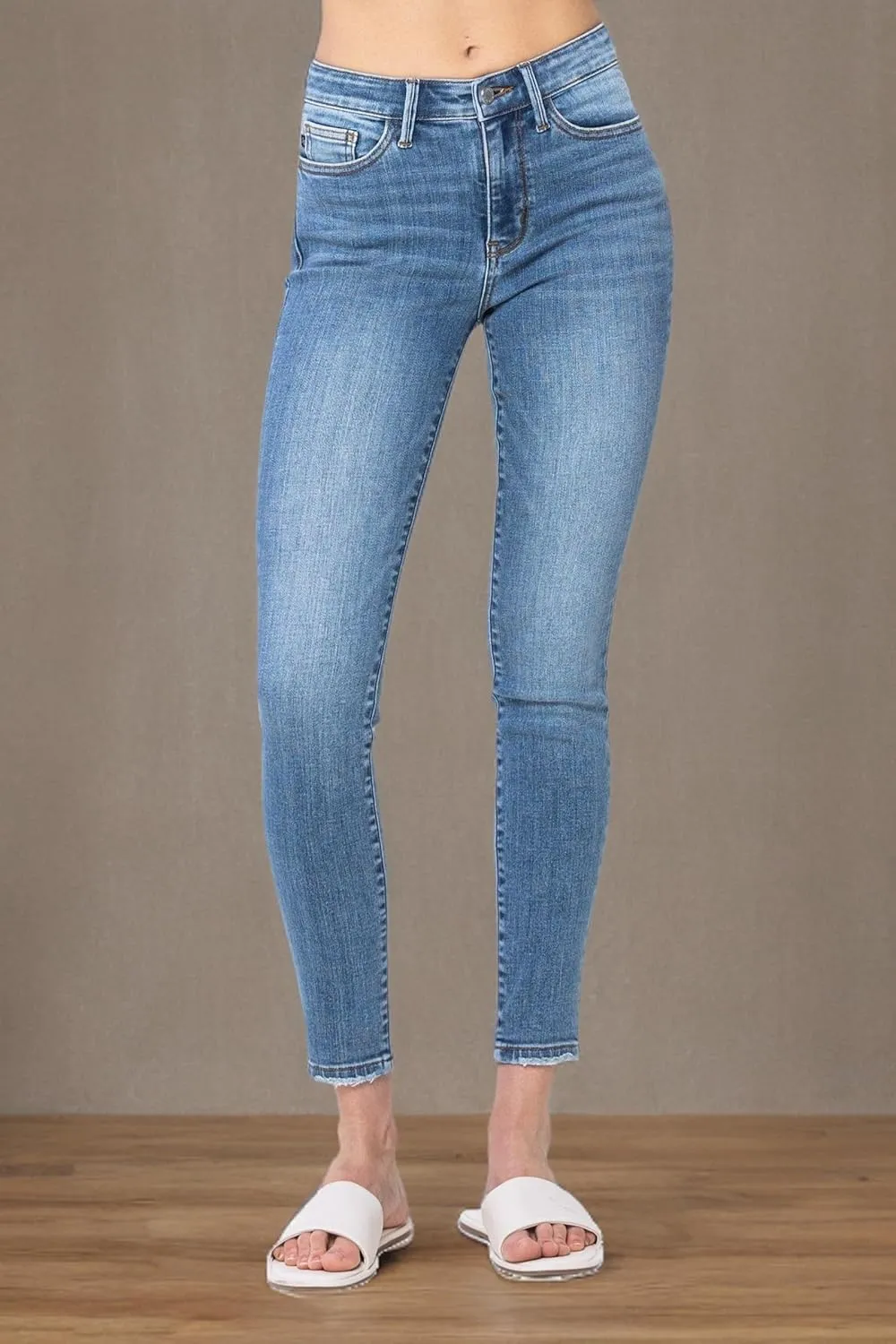 Judy Blue Mid Rise Vintage Skinny