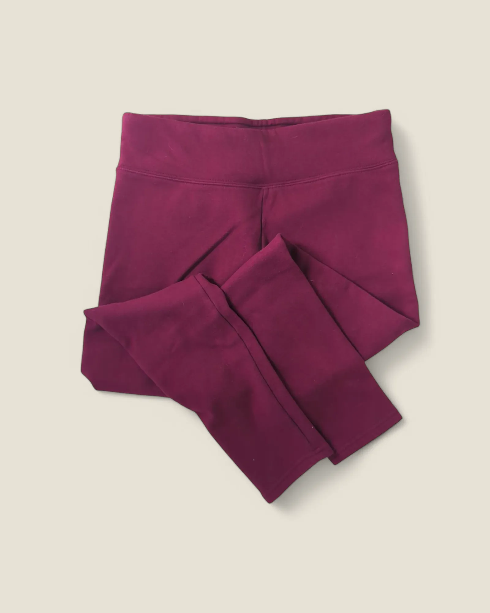 JUSTICE MAROON THICK LINED TRACKPANTS SIZE 18/20 PRE-LOVED