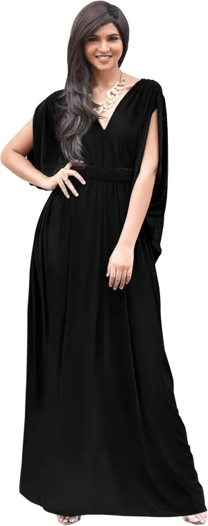 V-neck Maxi Dresses