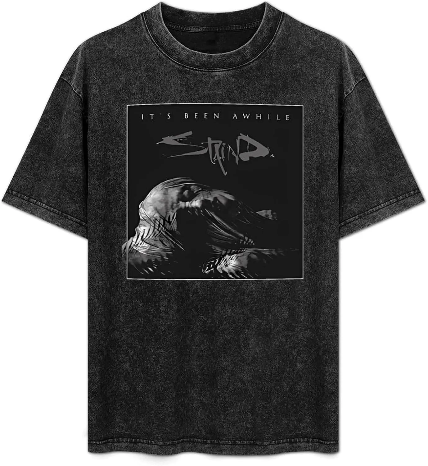 Lightweight Retro Oversized Cotton T-Shirts Stylish Shirt Crew Neck Tees