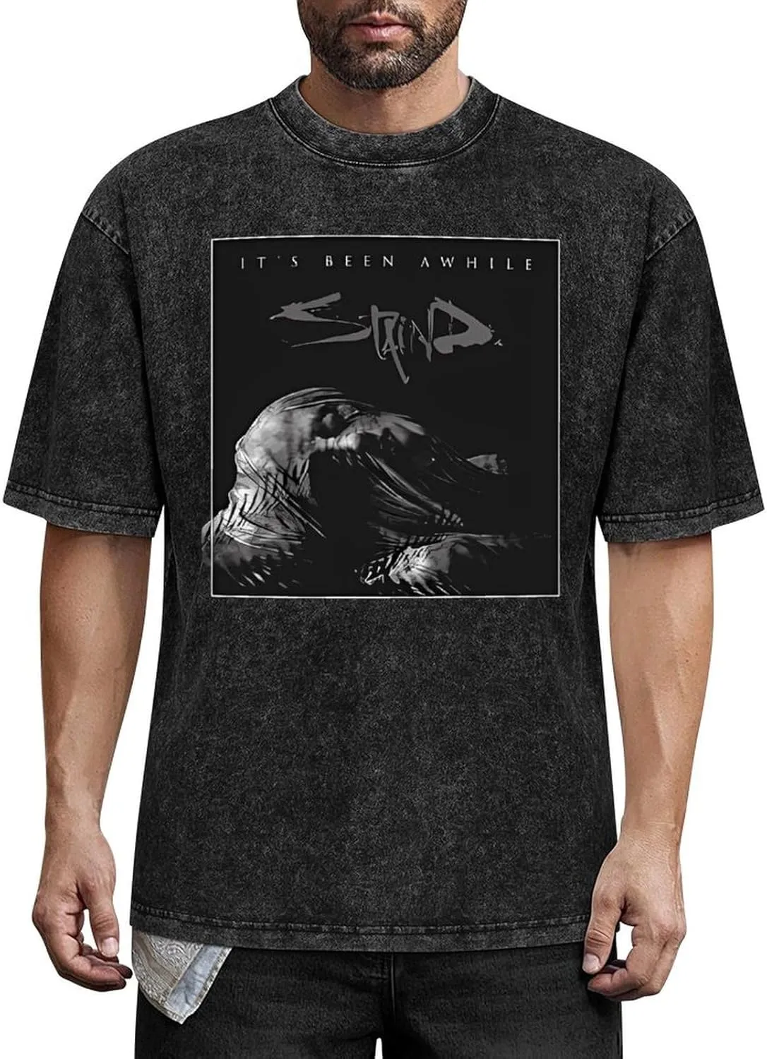 Lightweight Retro Oversized Cotton T-Shirts Stylish Shirt Crew Neck Tees