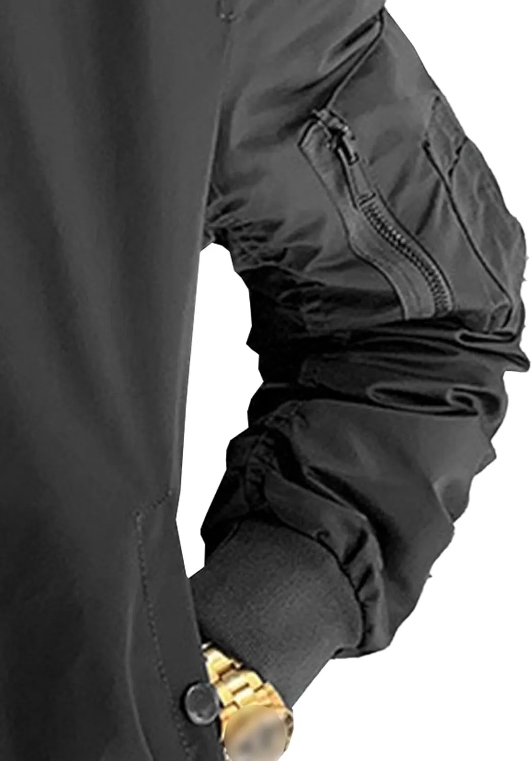 Maiyifu-GJ Men's Slim Fit Lightweight Jackets Windbreaker Spring Fall Causal Jacket Full Zip Up Coat with Pockets