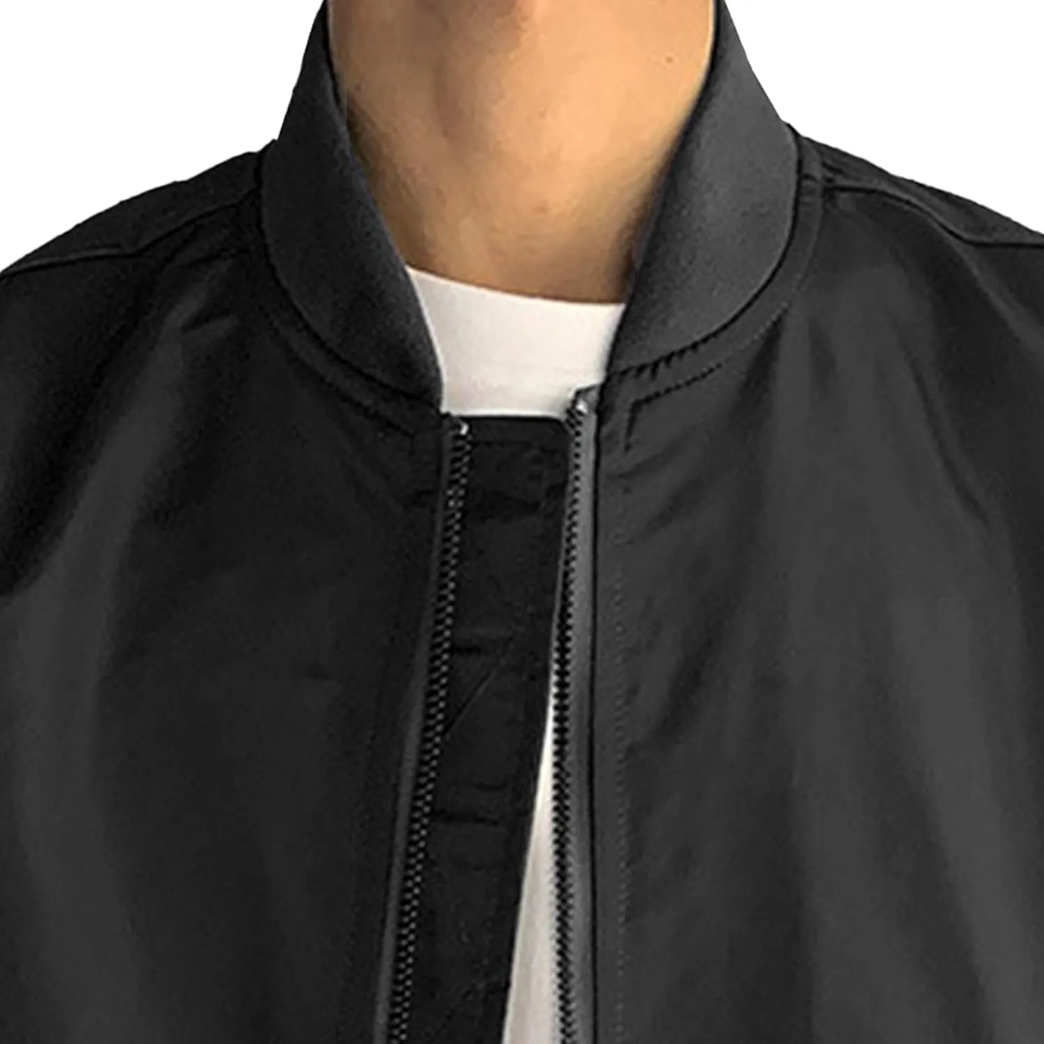 Maiyifu-GJ Men's Slim Fit Lightweight Jackets Windbreaker Spring Fall Causal Jacket Full Zip Up Coat with Pockets