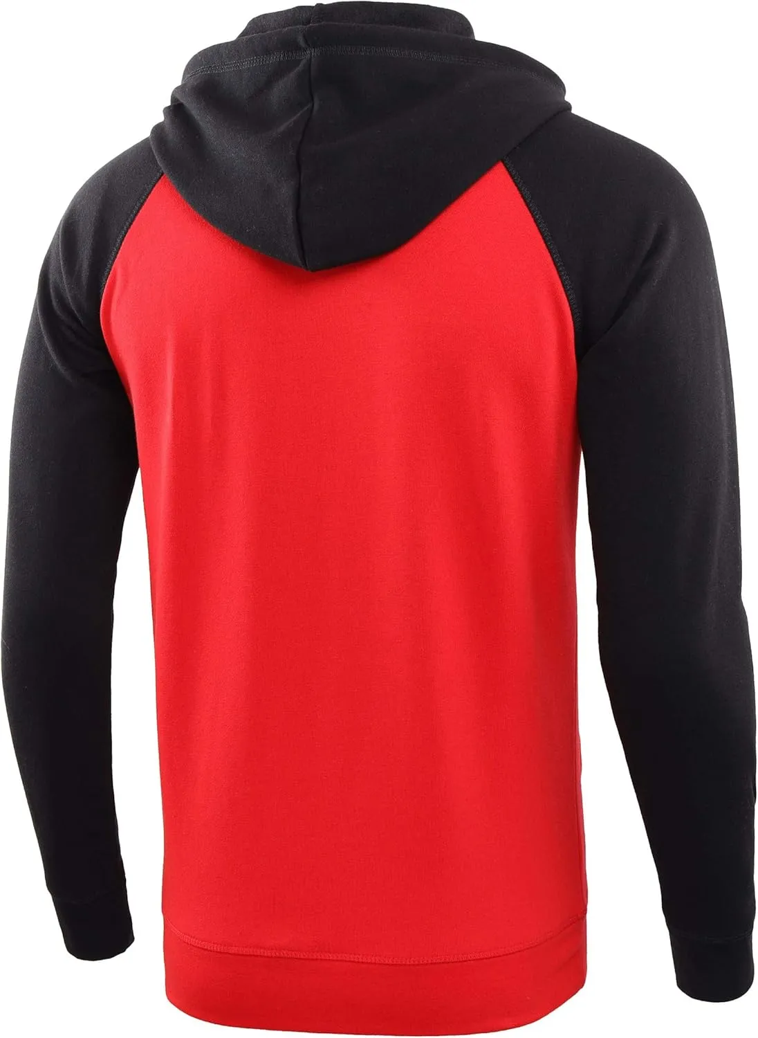 Men's Athletic Fit Full Zip Soft Fleece Hooded Sweatshirt Active Running Hiking Hoodie