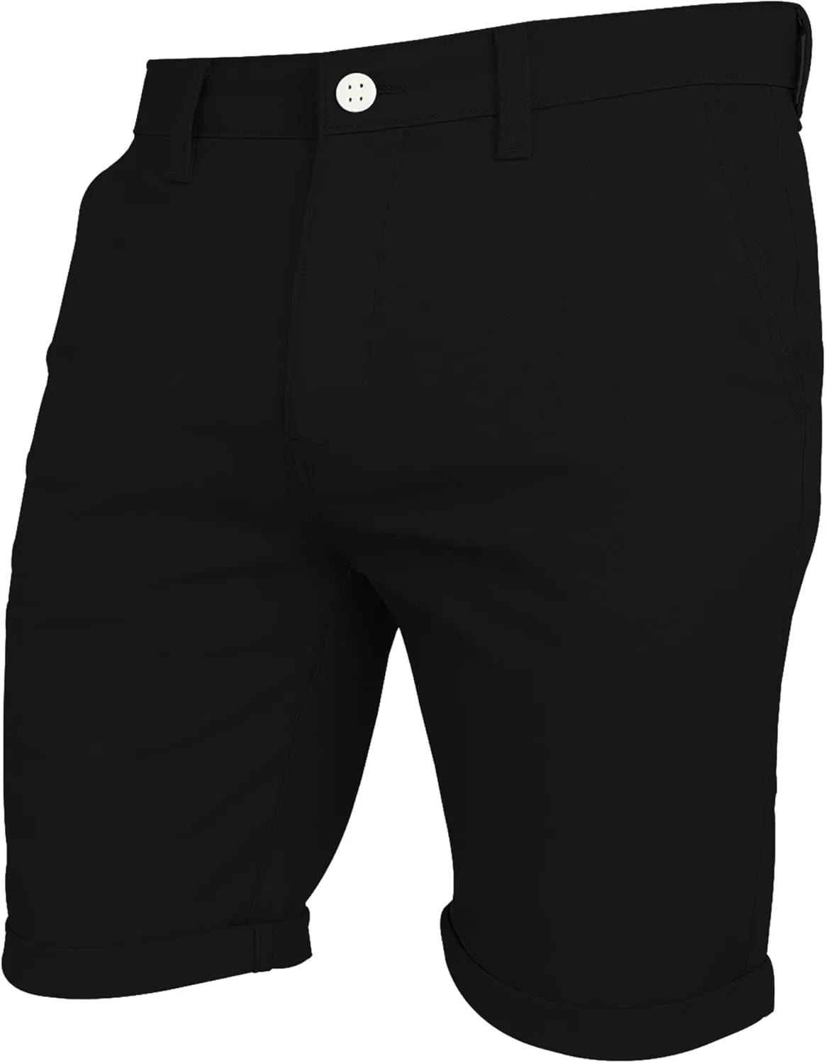 Mens Chino Shorts Casual Cargo Combat Flat Front 100% Cotton Half Pant