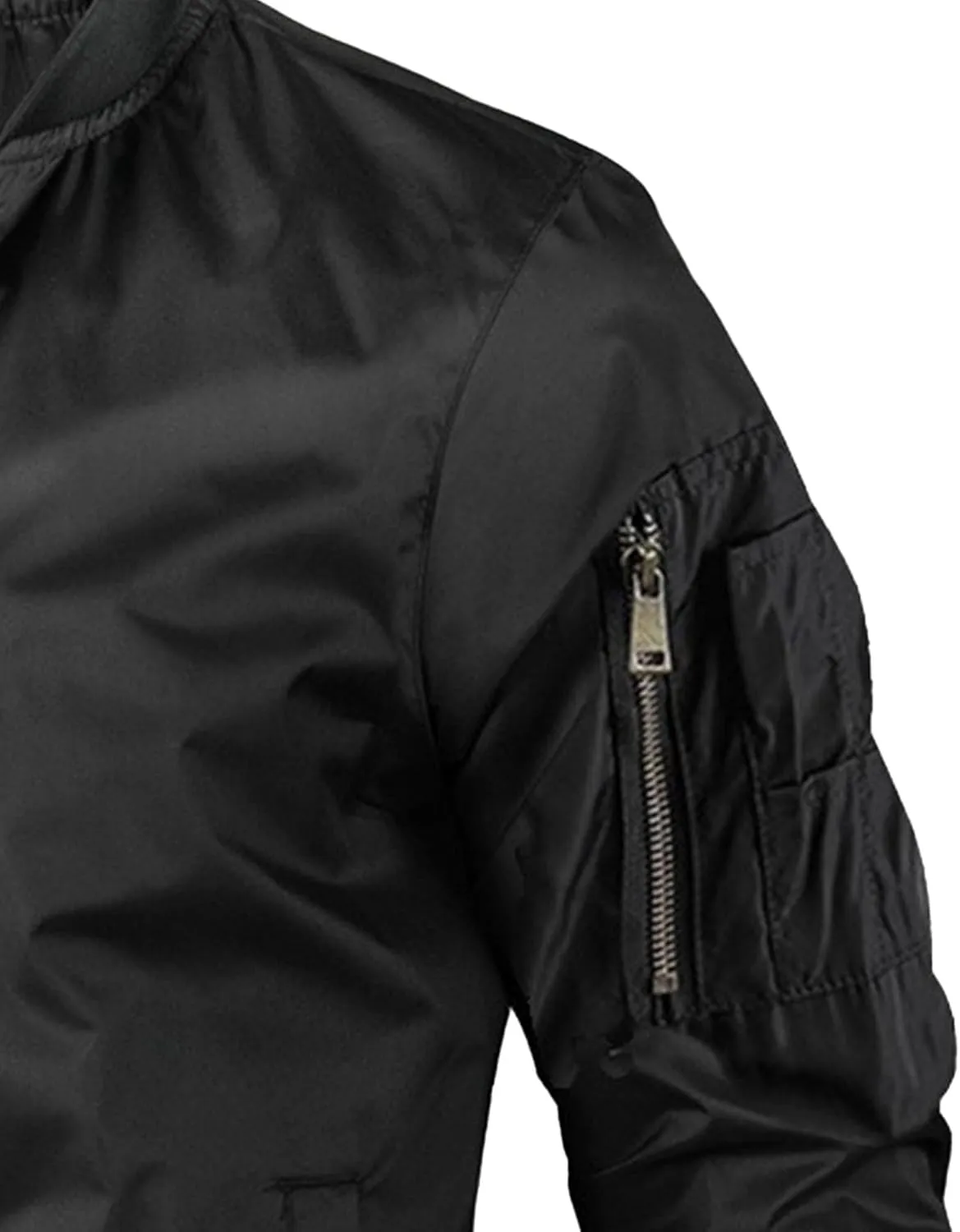 Men's Lightweight Jackets with Pockets Casual Spring Fall Windbreaker Windproof Zip Up Jacket Fashion Coats