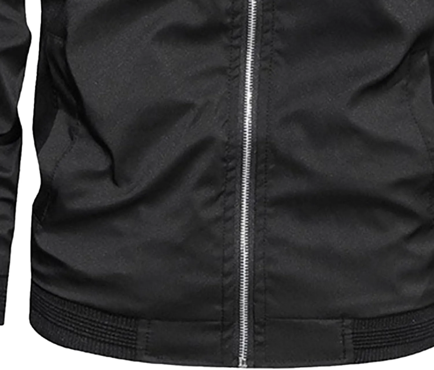 Men's Lightweight Jackets with Pockets Casual Spring Fall Windbreaker Windproof Zip Up Jacket Fashion Coats