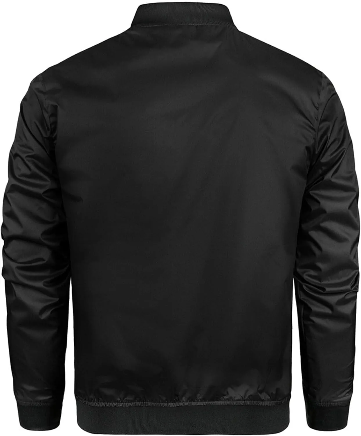 Men's Lightweight Jackets with Pockets Casual Spring Fall Windbreaker Windproof Zip Up Jacket Fashion Coats