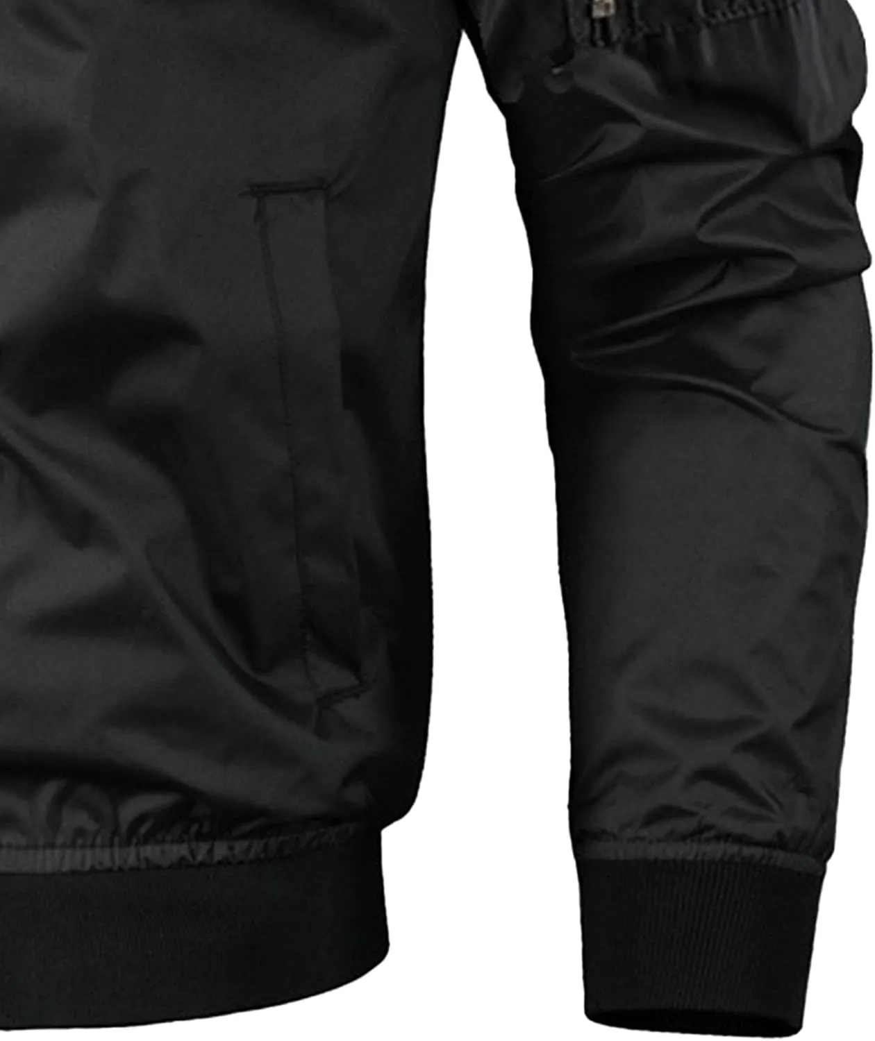 Men's Lightweight Jackets with Pockets Casual Spring Fall Windbreaker Windproof Zip Up Jacket Fashion Coats