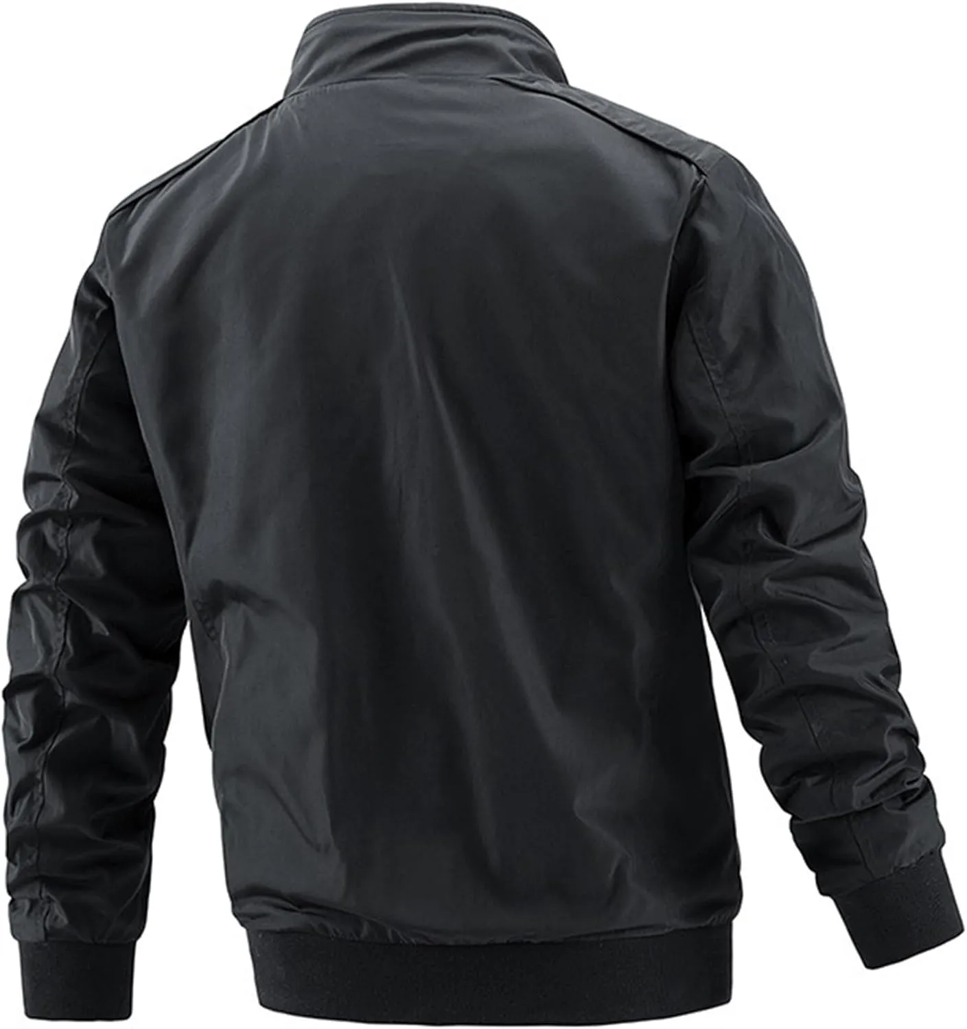 Men's Lightweight Jackets with Pockets Casual Spring Fall Windbreaker Windproof Zip Up Jacket Fashion Coats