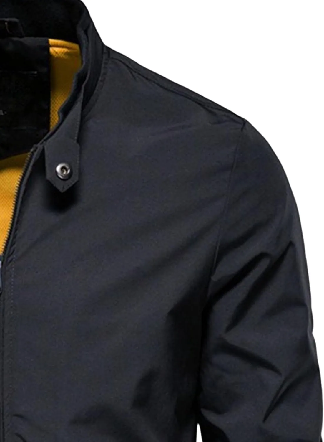 Men's Lightweight Windbreaker Spring Fall Casual Fashion Jackets Zip Up Jacket Windproof Coats with Pockets