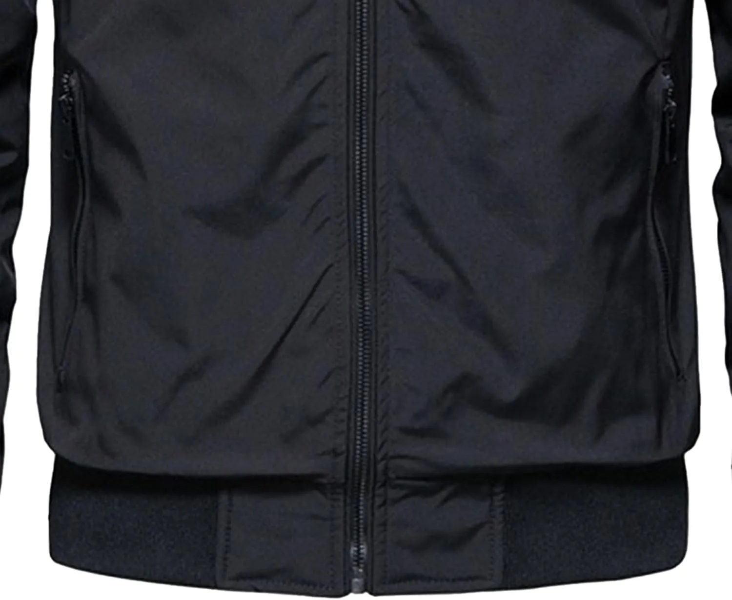 Men's Lightweight Windbreaker Spring Fall Casual Fashion Jackets Zip Up Jacket Windproof Coats with Pockets