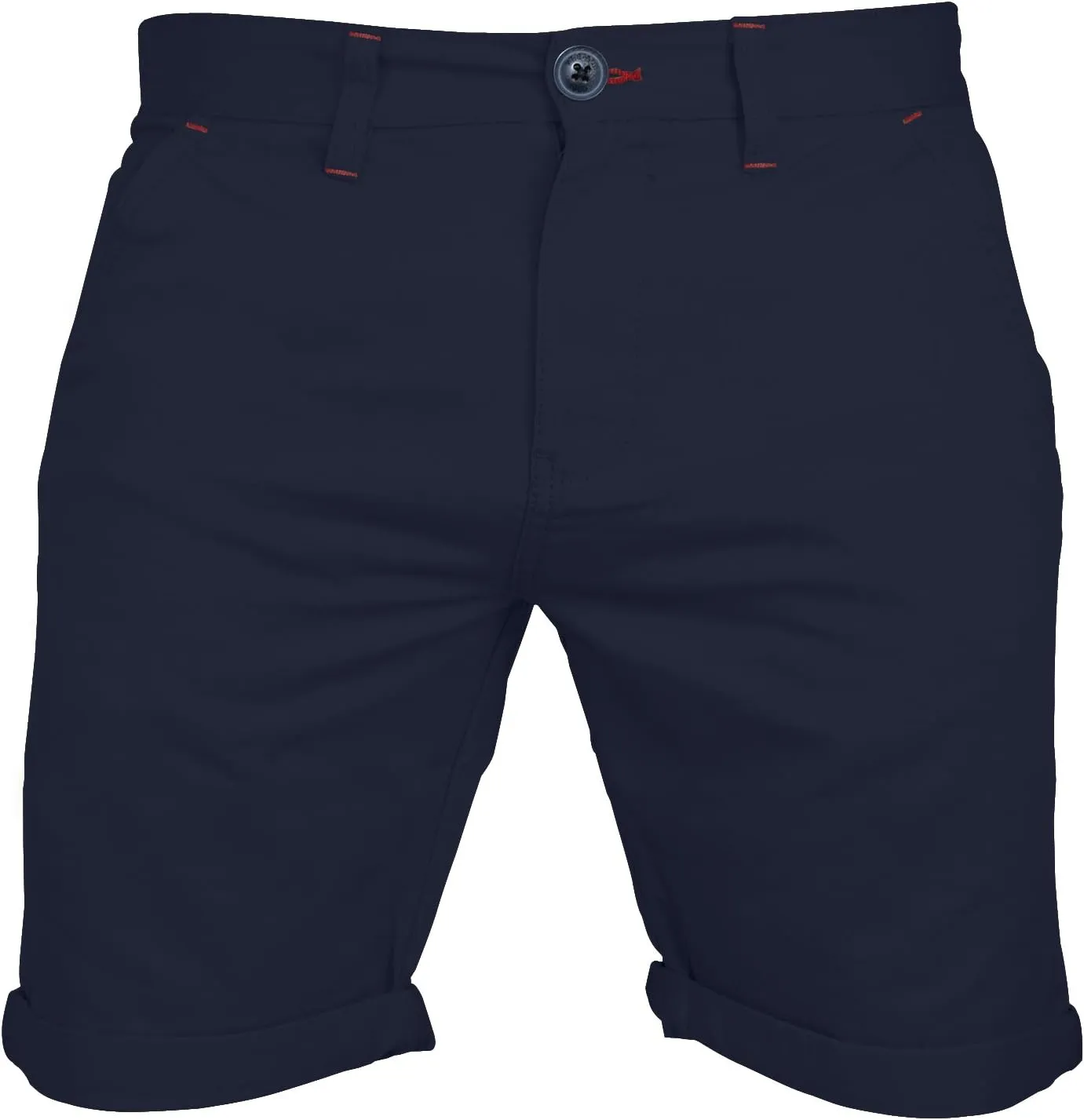 Mens Stretch Chino Shorts Casual Flat Front Slim Fit Shorts Spandex Half Pant